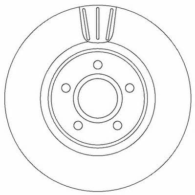 Jurid/Bendix 562363JC Front brake disc ventilated 562363JC: Buy near me in Poland at 2407.PL - Good price!