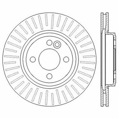 Jurid/Bendix 562570JC Innenbelüftete Bremsscheibe vorne 562570JC: Kaufen Sie zu einem guten Preis in Polen bei 2407.PL!