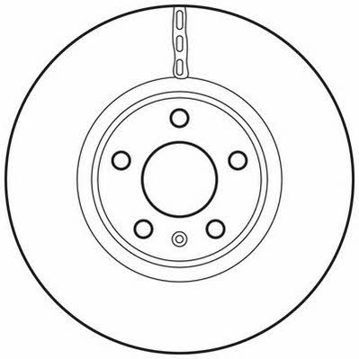 Jurid/Bendix 562615JC Front brake disc ventilated 562615JC: Buy near me at 2407.PL in Poland at an Affordable price!