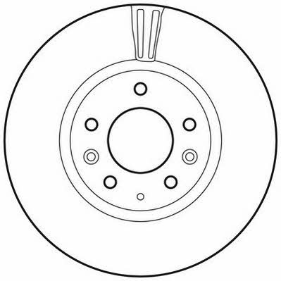 Jurid/Bendix 562633JC Front brake disc ventilated 562633JC: Buy near me at 2407.PL in Poland at an Affordable price!