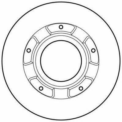 Jurid/Bendix 562638JC Rear brake disc, non-ventilated 562638JC: Buy near me at 2407.PL in Poland at an Affordable price!