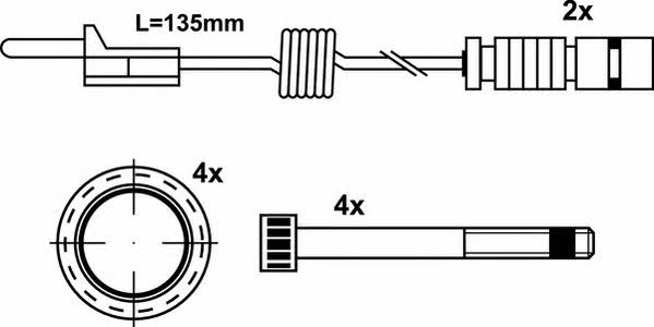 Jurid/Bendix 2916009561 Гальмівні колодки, комплект 2916009561: Приваблива ціна - Купити у Польщі на 2407.PL!