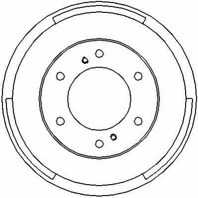 Jurid/Bendix 329039J Rear brake drum 329039J: Buy near me at 2407.PL in Poland at an Affordable price!