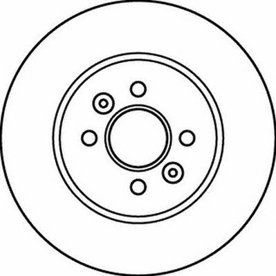 Jurid/Bendix 562201JC Rear brake disc, non-ventilated 562201JC: Buy near me in Poland at 2407.PL - Good price!