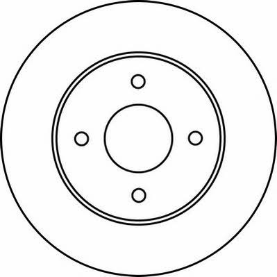 Jurid/Bendix 562227JC Bremsscheibe hinten, unbelüftet 562227JC: Kaufen Sie zu einem guten Preis in Polen bei 2407.PL!