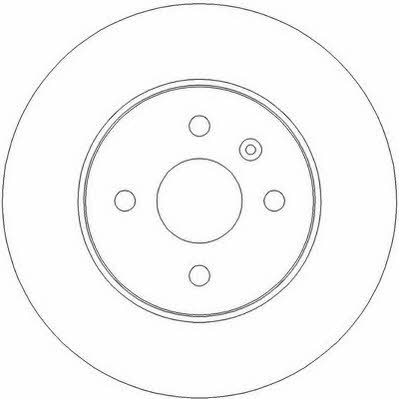 Jurid/Bendix 562254JC Rear brake disc, non-ventilated 562254JC: Buy near me at 2407.PL in Poland at an Affordable price!