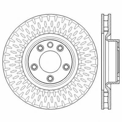 Jurid/Bendix 562592JC Front brake disc ventilated 562592JC: Buy near me in Poland at 2407.PL - Good price!