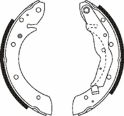 Jurid/Bendix 362340J Brake shoe set 362340J: Buy near me in Poland at 2407.PL - Good price!