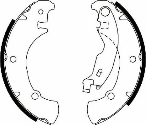 Jurid/Bendix 362396J Brake shoe set 362396J: Buy near me in Poland at 2407.PL - Good price!