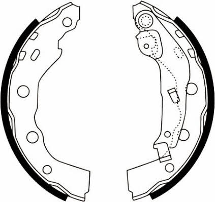 Jurid/Bendix 362425J Brake shoe set 362425J: Buy near me in Poland at 2407.PL - Good price!