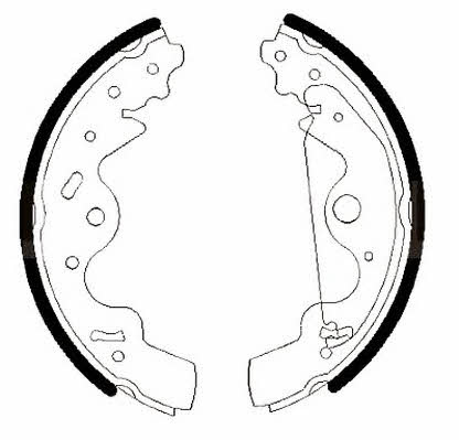 Jurid/Bendix 362464J Parking brake shoes 362464J: Buy near me in Poland at 2407.PL - Good price!