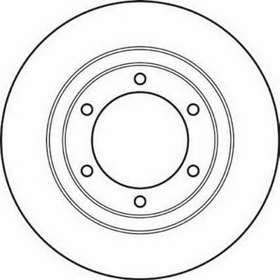 Jurid/Bendix 561032J Unventilated front brake disc 561032J: Buy near me at 2407.PL in Poland at an Affordable price!