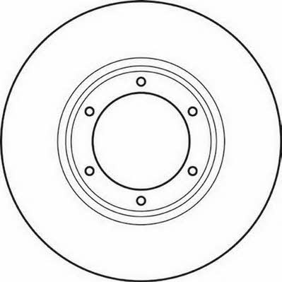 Jurid/Bendix 561043J Unventilated front brake disc 561043J: Buy near me at 2407.PL in Poland at an Affordable price!