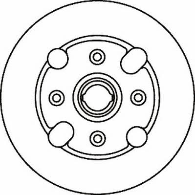 Jurid/Bendix 561045J Tarcza hamulcowa tylna, niewentylowana 561045J: Dobra cena w Polsce na 2407.PL - Kup Teraz!