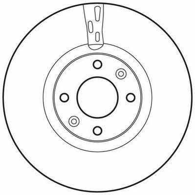Jurid/Bendix 562641JC Front brake disc ventilated 562641JC: Buy near me at 2407.PL in Poland at an Affordable price!