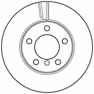 Jurid/Bendix 562708JC Front brake disc ventilated 562708JC: Buy near me in Poland at 2407.PL - Good price!