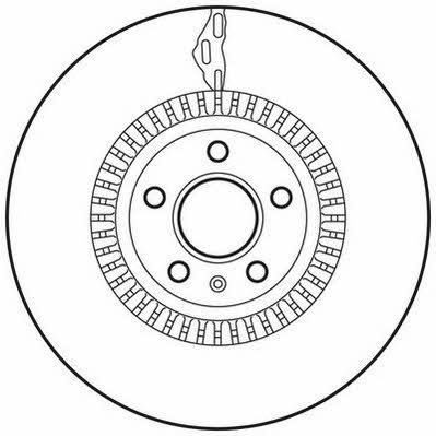 Jurid/Bendix 562771JC Диск гальмівний передній вентильований 562771JC: Приваблива ціна - Купити у Польщі на 2407.PL!