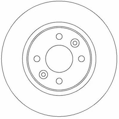 Jurid/Bendix 562293JC Unventilated front brake disc 562293JC: Buy near me in Poland at 2407.PL - Good price!