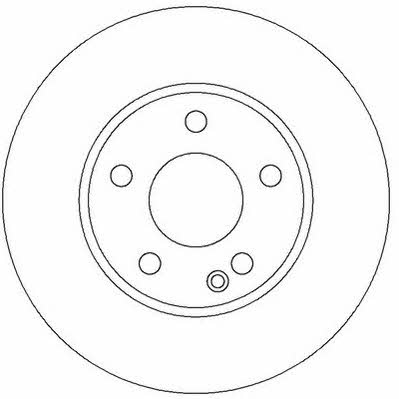 Jurid/Bendix 562309JC Unventilated front brake disc 562309JC: Buy near me in Poland at 2407.PL - Good price!