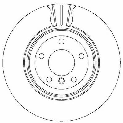 Jurid/Bendix 562334JC Rear ventilated brake disc 562334JC: Buy near me in Poland at 2407.PL - Good price!