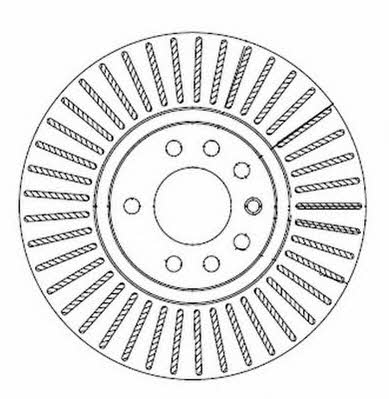 Jurid/Bendix 562390J Front brake disc ventilated 562390J: Buy near me in Poland at 2407.PL - Good price!