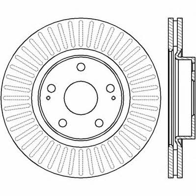 Jurid/Bendix 562430JC Innenbelüftete Bremsscheibe vorne 562430JC: Kaufen Sie zu einem guten Preis in Polen bei 2407.PL!