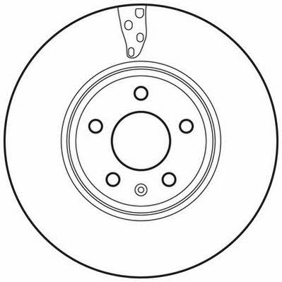 Jurid/Bendix 562466J Front brake disc ventilated 562466J: Buy near me in Poland at 2407.PL - Good price!