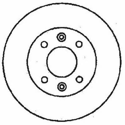 Jurid/Bendix 561314J Front brake disc ventilated 561314J: Buy near me at 2407.PL in Poland at an Affordable price!