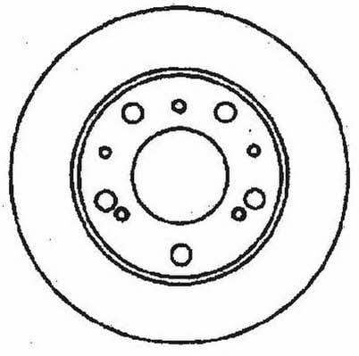 Jurid/Bendix 561321J Unbelüftete Bremsscheibe vorne 561321J: Kaufen Sie zu einem guten Preis in Polen bei 2407.PL!