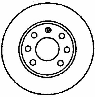 Jurid/Bendix 561404J Front brake disc ventilated 561404J: Buy near me at 2407.PL in Poland at an Affordable price!