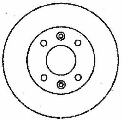 Jurid/Bendix 561419J Front brake disc ventilated 561419J: Buy near me at 2407.PL in Poland at an Affordable price!
