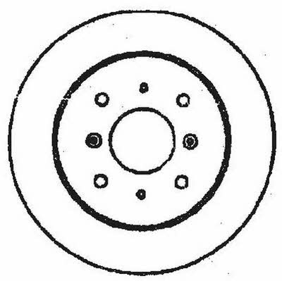 Jurid/Bendix 561475J Bremsscheibe hinten, unbelüftet 561475J: Kaufen Sie zu einem guten Preis in Polen bei 2407.PL!