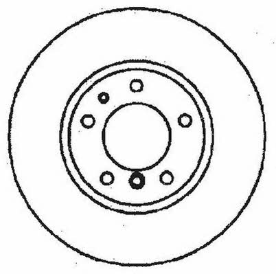 Jurid/Bendix 561476J Unventilated front brake disc 561476J: Buy near me in Poland at 2407.PL - Good price!