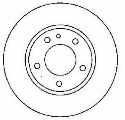 Jurid/Bendix 561520JC Front brake disc ventilated 561520JC: Buy near me at 2407.PL in Poland at an Affordable price!