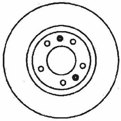 Jurid/Bendix 561616J Front brake disc ventilated 561616J: Buy near me at 2407.PL in Poland at an Affordable price!