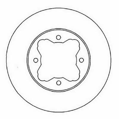 Jurid/Bendix 561671J Front brake disc ventilated 561671J: Buy near me at 2407.PL in Poland at an Affordable price!