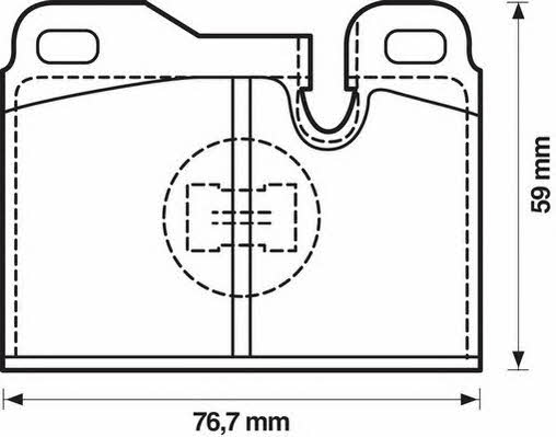 Jurid/Bendix 571354J-AS Тормозные колодки дисковые, комплект 571354JAS: Отличная цена - Купить в Польше на 2407.PL!