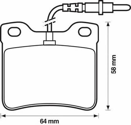 Jurid/Bendix 571398D Тормозные колодки дисковые, комплект 571398D: Отличная цена - Купить в Польше на 2407.PL!