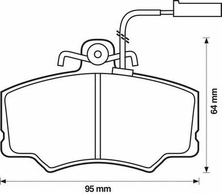 Jurid/Bendix 571433J Гальмівні колодки, комплект 571433J: Приваблива ціна - Купити у Польщі на 2407.PL!