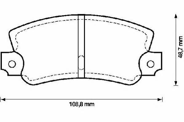 Jurid/Bendix 571475J Тормозные колодки дисковые, комплект 571475J: Отличная цена - Купить в Польше на 2407.PL!