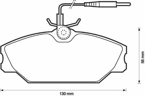 Jurid/Bendix 571476D Гальмівні колодки, комплект 571476D: Приваблива ціна - Купити у Польщі на 2407.PL!