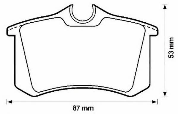 Jurid/Bendix 571513J-AS Brake Pad Set, disc brake 571513JAS: Buy near me in Poland at 2407.PL - Good price!