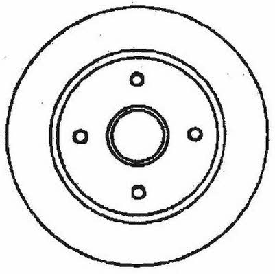Jurid/Bendix 561678J Front brake disc ventilated 561678J: Buy near me at 2407.PL in Poland at an Affordable price!