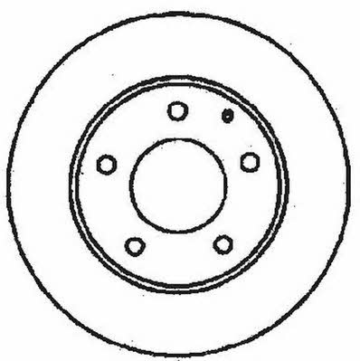 Jurid/Bendix 561716JC Front brake disc ventilated 561716JC: Buy near me in Poland at 2407.PL - Good price!