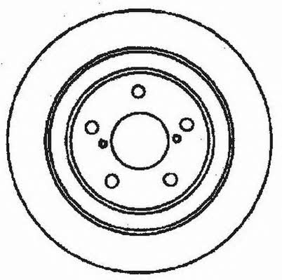 Jurid/Bendix 561735J Bremsscheibe hinten, unbelüftet 561735J: Kaufen Sie zu einem guten Preis in Polen bei 2407.PL!