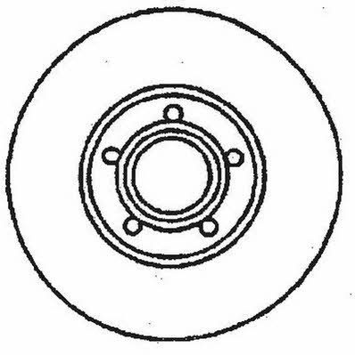 Jurid/Bendix 561751J Front brake disc ventilated 561751J: Buy near me at 2407.PL in Poland at an Affordable price!