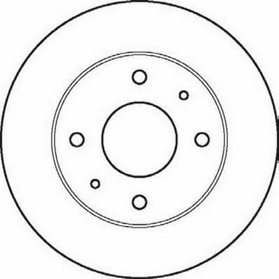 Jurid/Bendix 561861J Front brake disc ventilated 561861J: Buy near me at 2407.PL in Poland at an Affordable price!