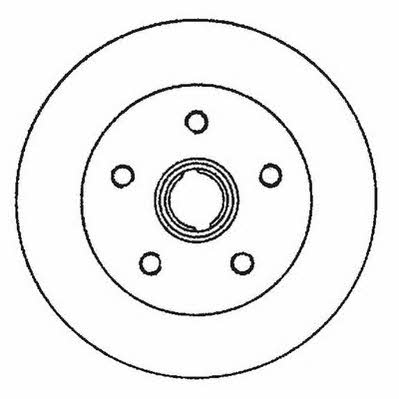 Jurid/Bendix 561982JC Тормозной диск задний невентилируемый 561982JC: Отличная цена - Купить в Польше на 2407.PL!