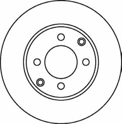 Jurid/Bendix 562055JC Unventilated front brake disc 562055JC: Buy near me at 2407.PL in Poland at an Affordable price!