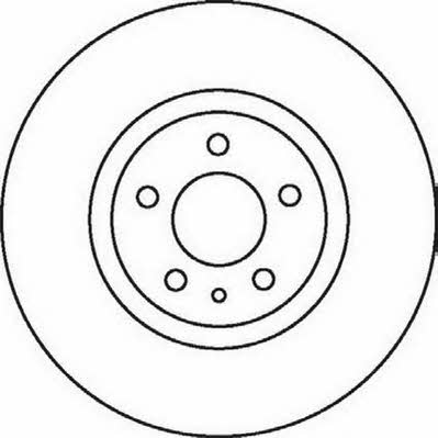 Jurid/Bendix 562061JC Unventilated front brake disc 562061JC: Buy near me in Poland at 2407.PL - Good price!